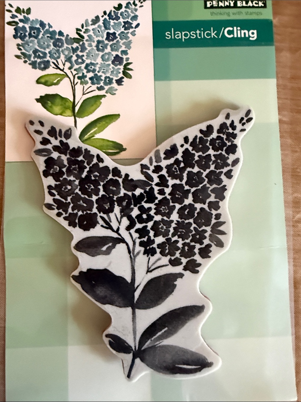 Penny Black “Lilac” Slapstick Cling Rubber Stamp